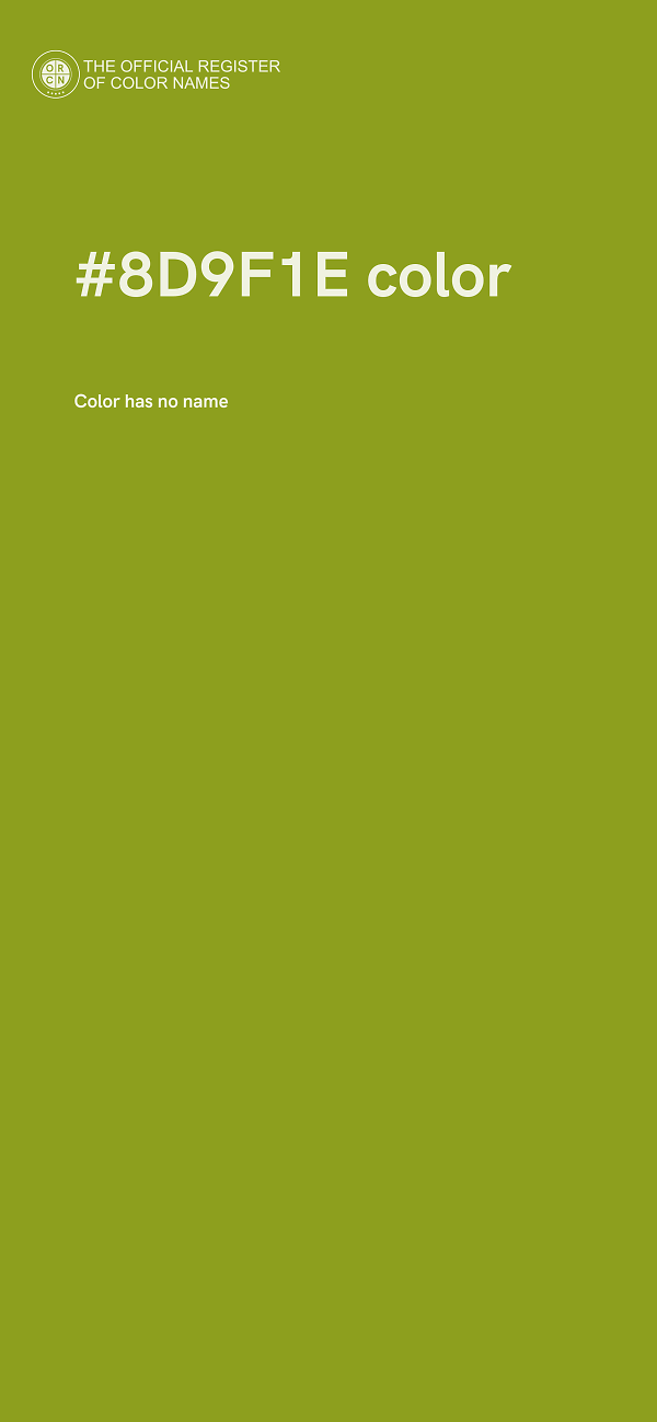 #8D9F1E color image