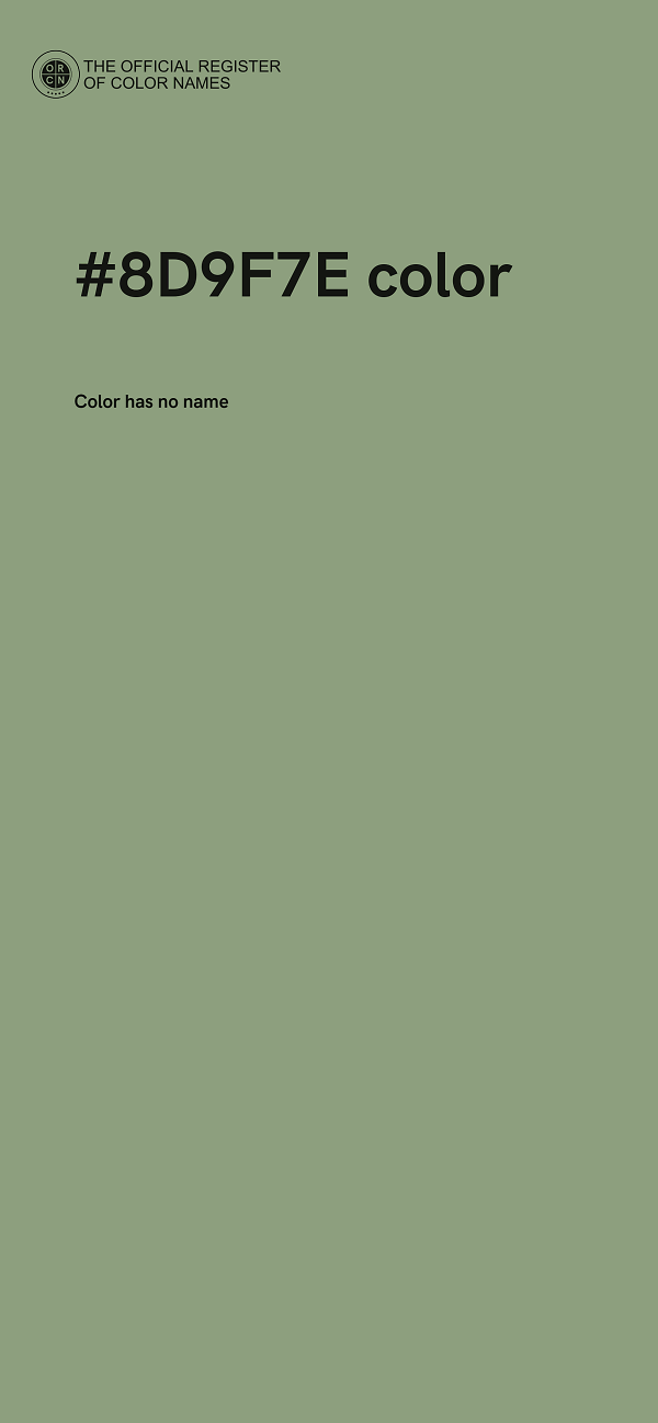 #8D9F7E color image