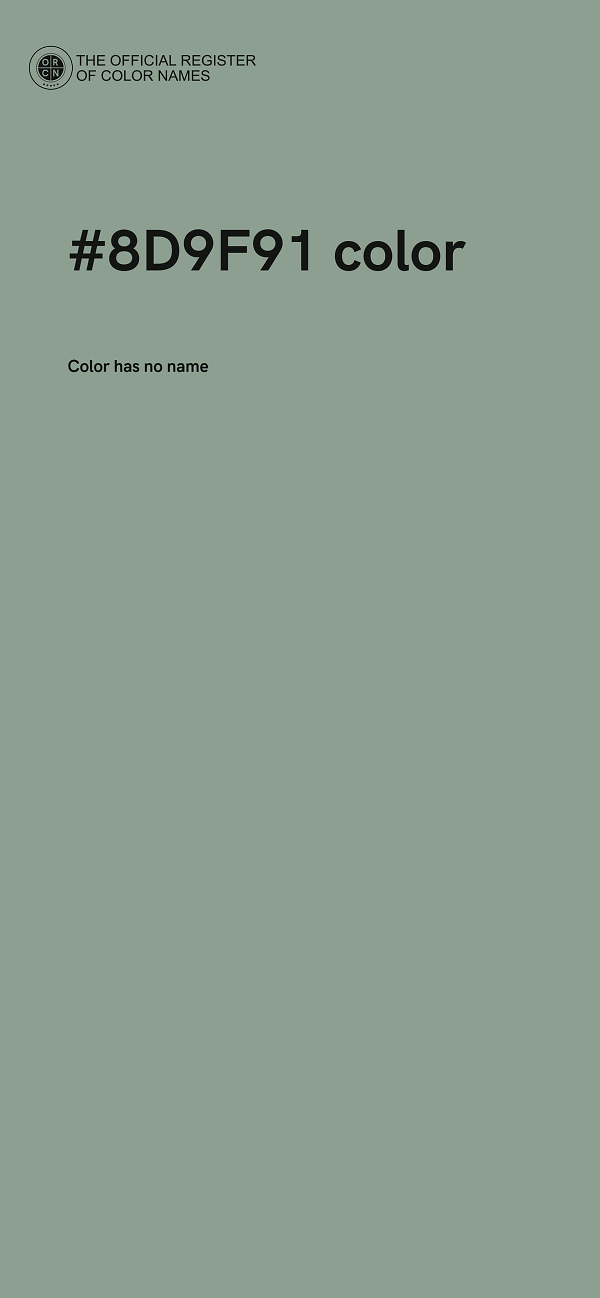 #8D9F91 color image