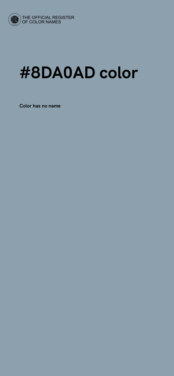 #8DA0AD color image