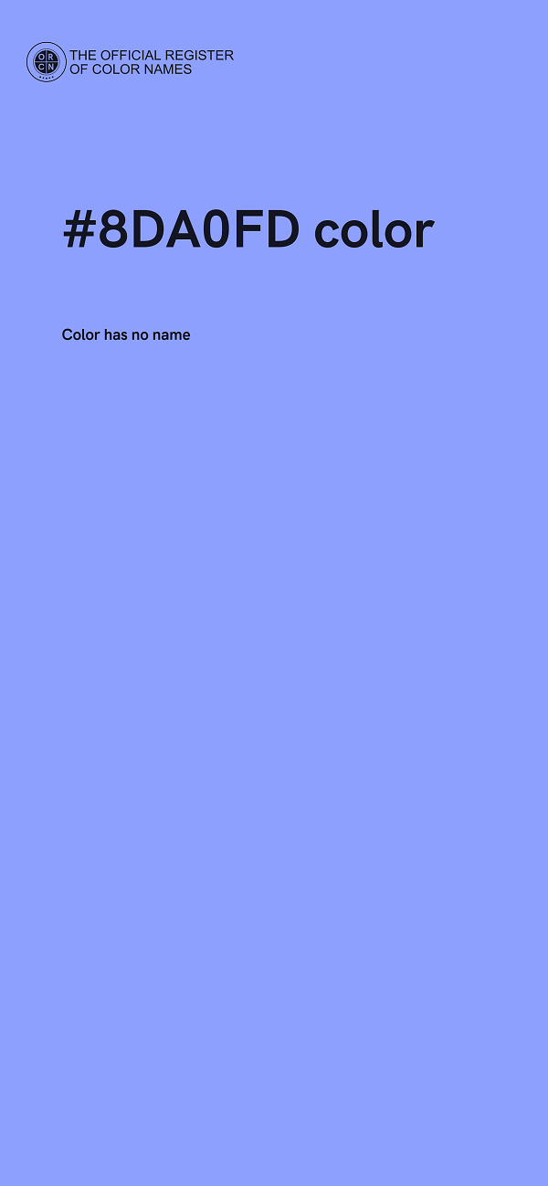 #8DA0FD color image