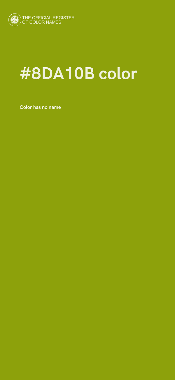 #8DA10B color image