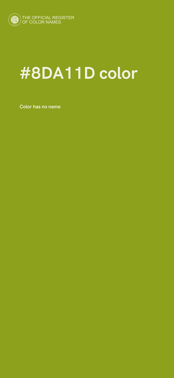 #8DA11D color image