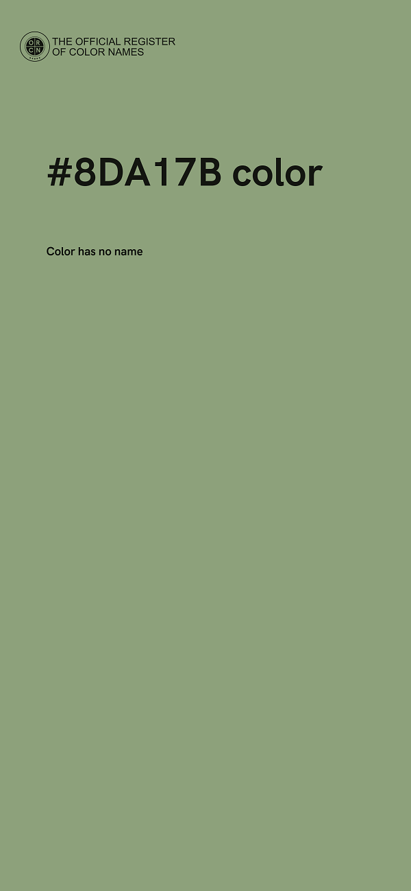 #8DA17B color image