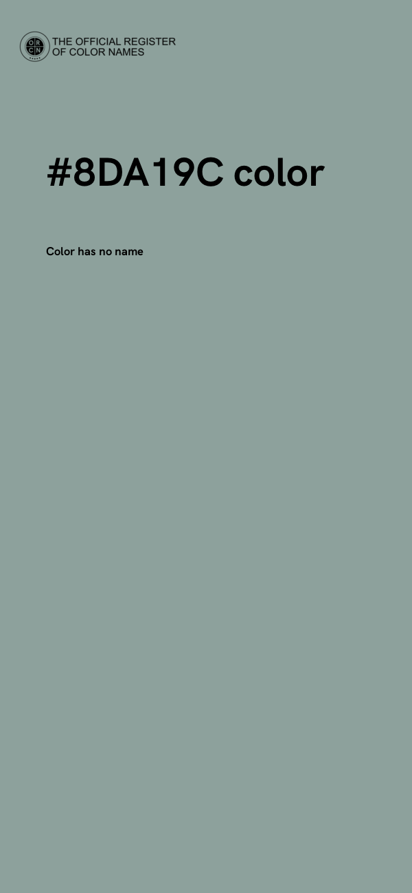 #8DA19C color image