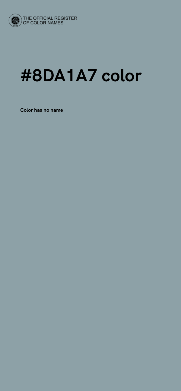 #8DA1A7 color image