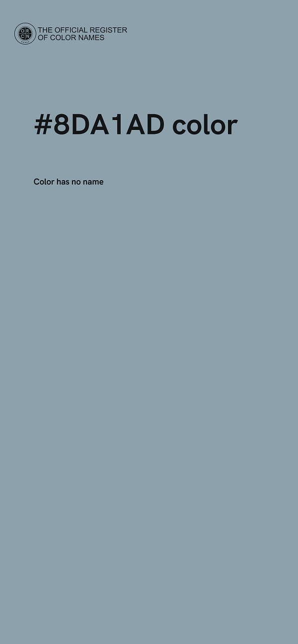 #8DA1AD color image