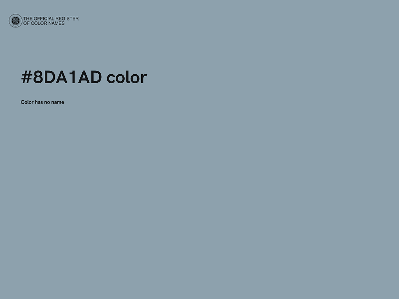 #8DA1AD color image