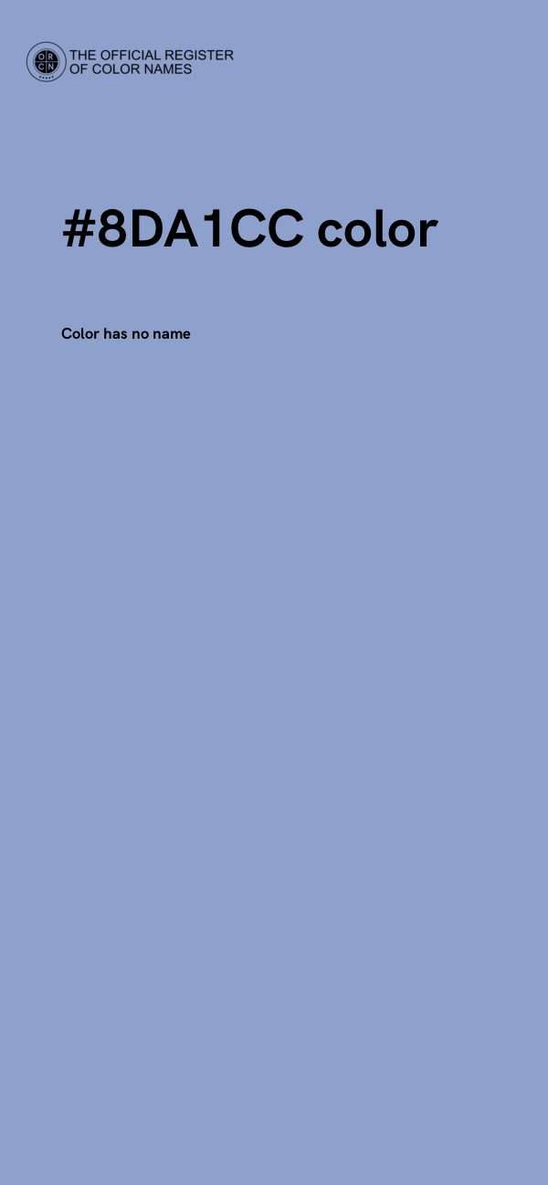 #8DA1CC color image