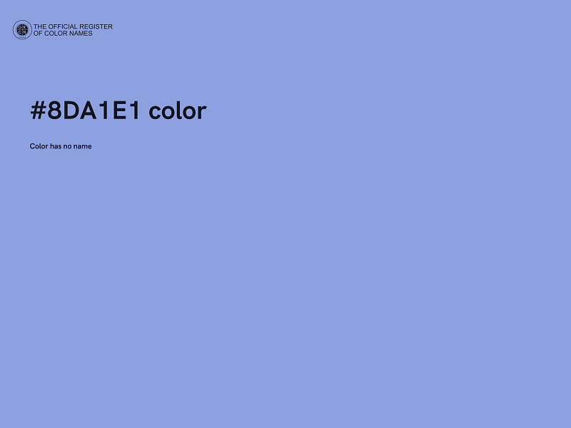 #8DA1E1 color image