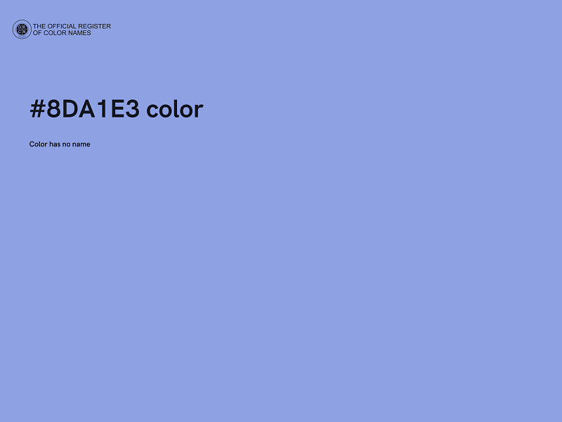 #8DA1E3 color image