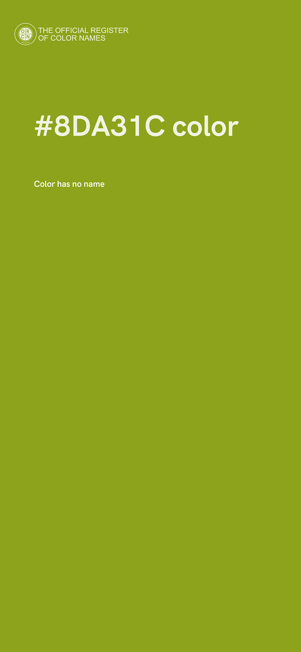 #8DA31C color image
