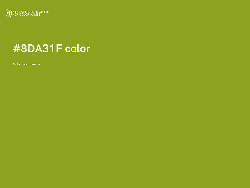 #8DA31F color image