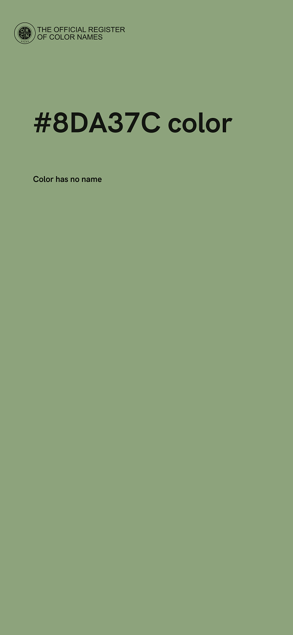 #8DA37C color image