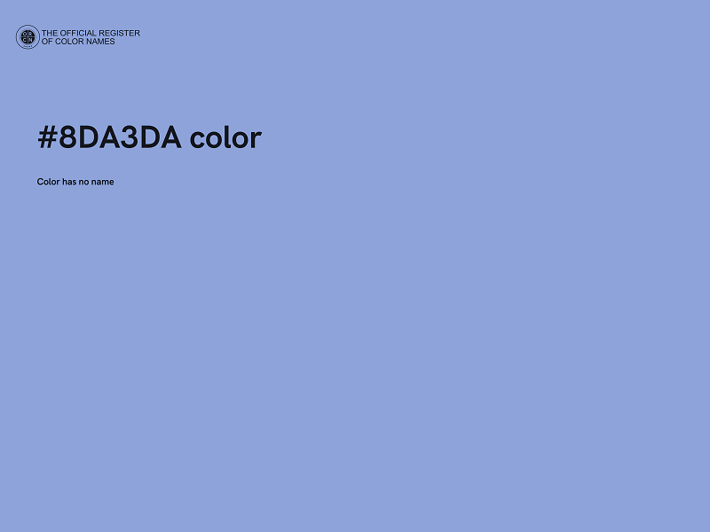 #8DA3DA color image