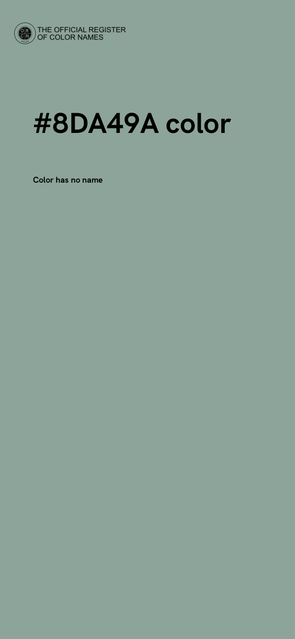 #8DA49A color image