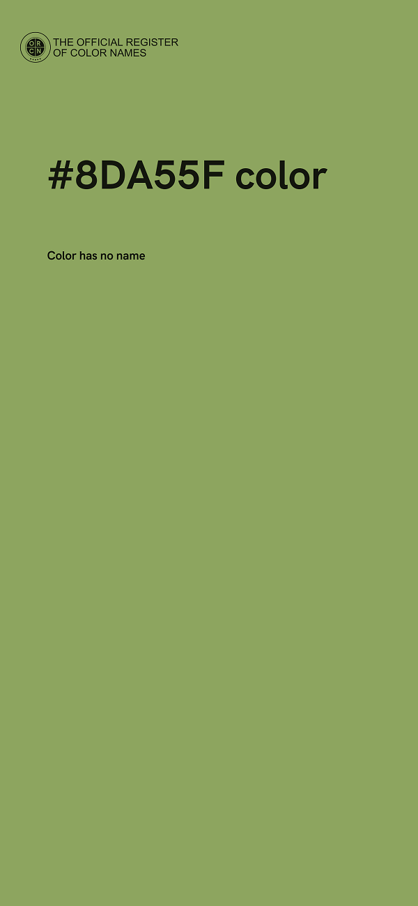 #8DA55F color image