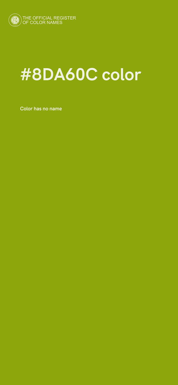 #8DA60C color image