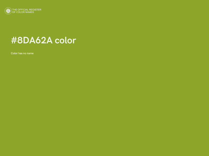 #8DA62A color image