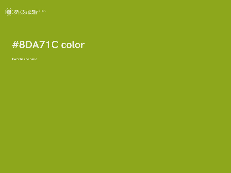 #8DA71C color image