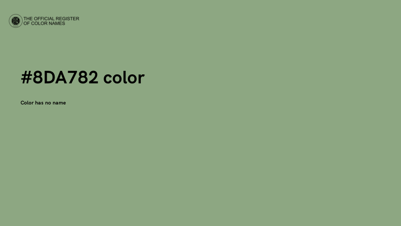 #8DA782 color image