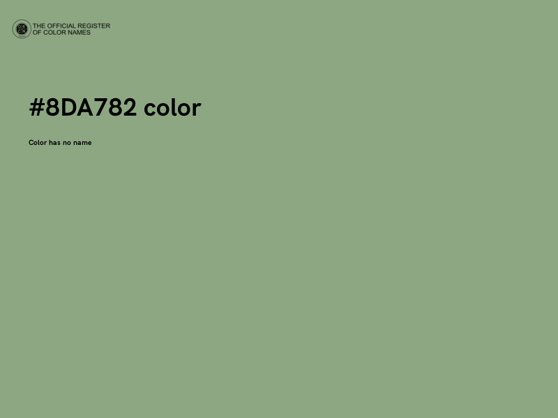 #8DA782 color image