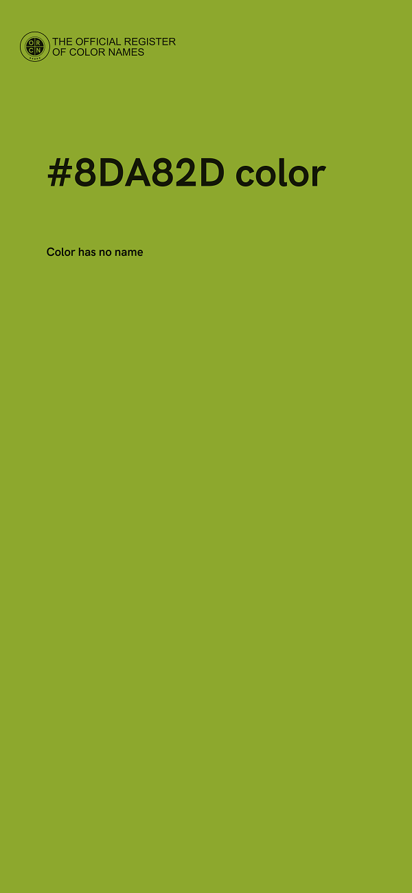 #8DA82D color image