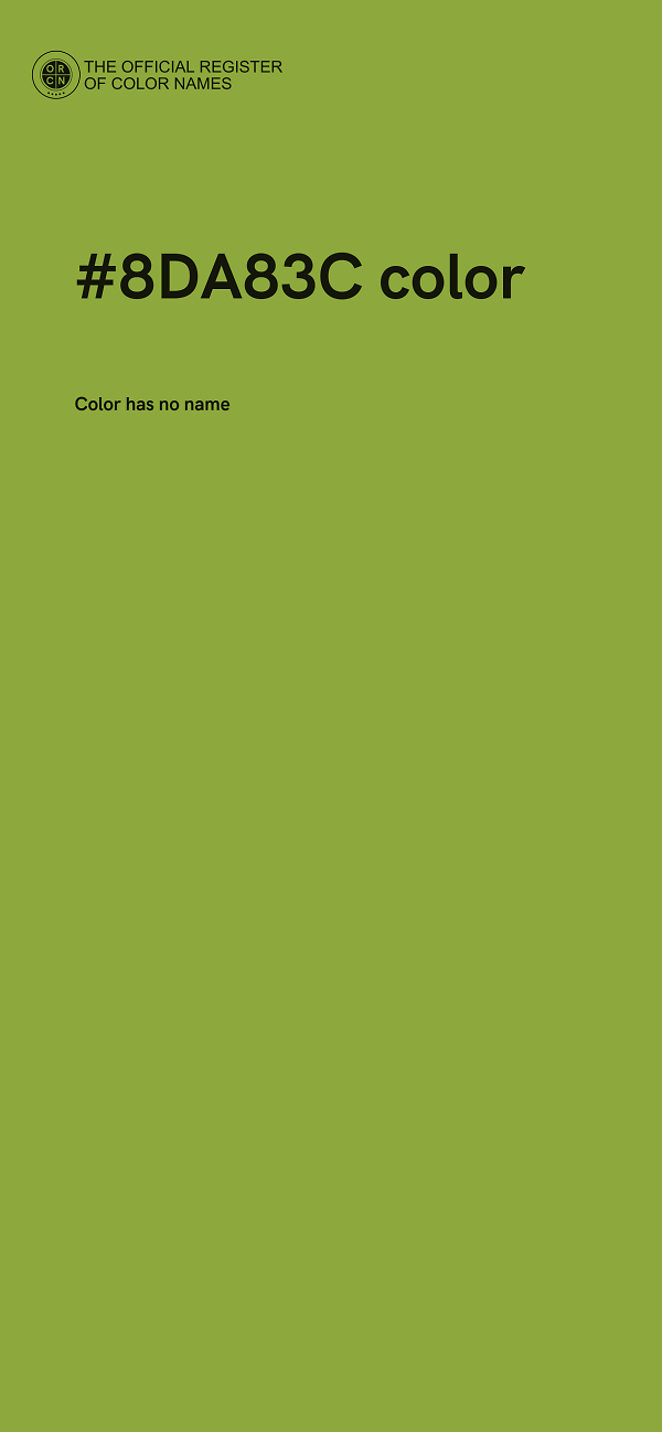 #8DA83C color image
