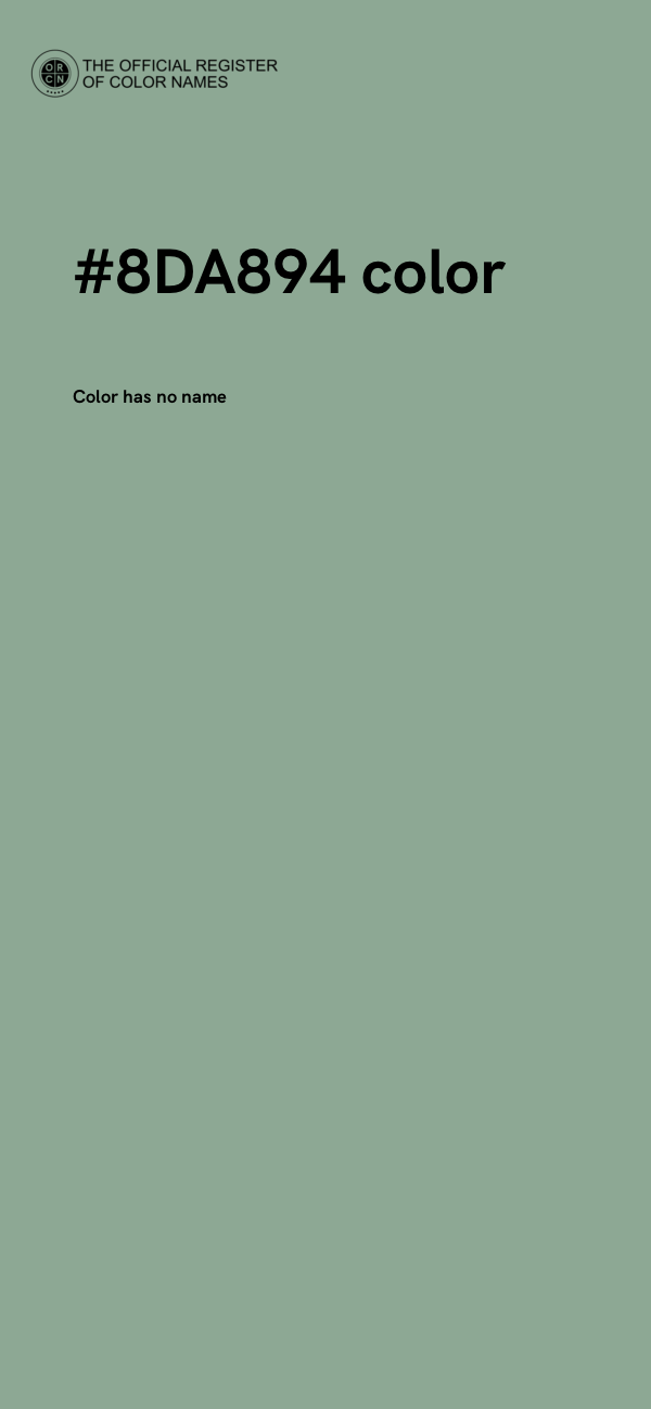 #8DA894 color image