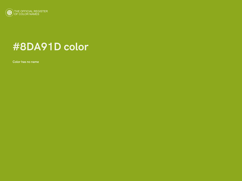 #8DA91D color image