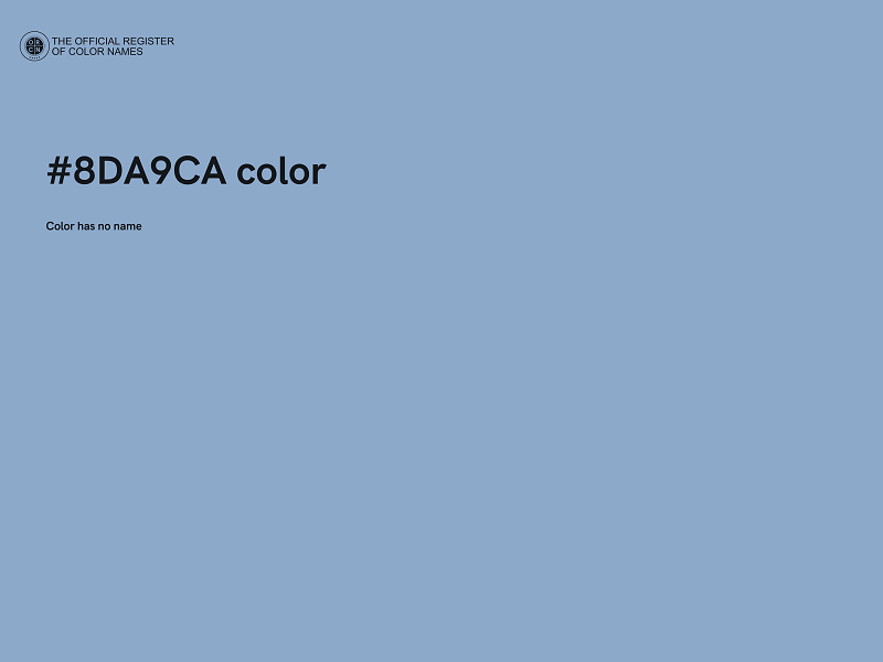 #8DA9CA color image