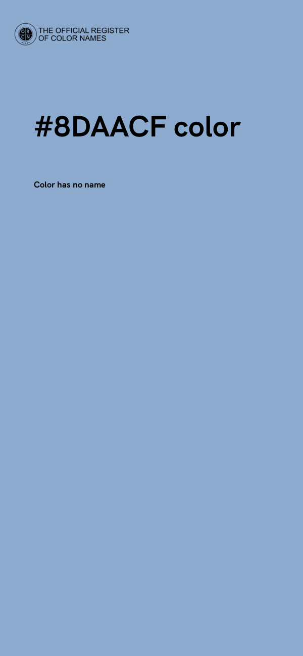 #8DAACF color image