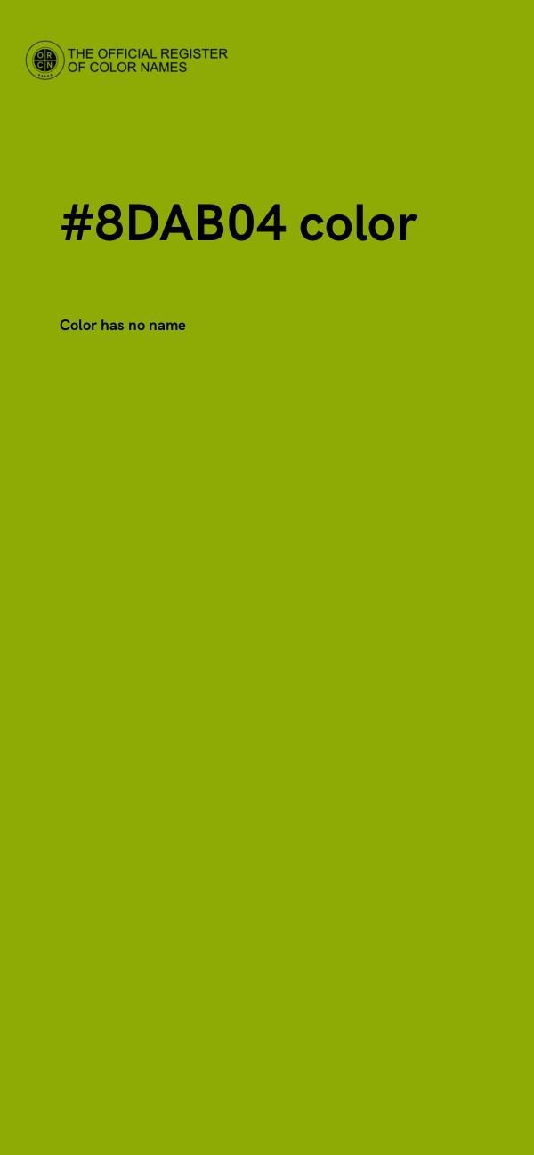 #8DAB04 color image