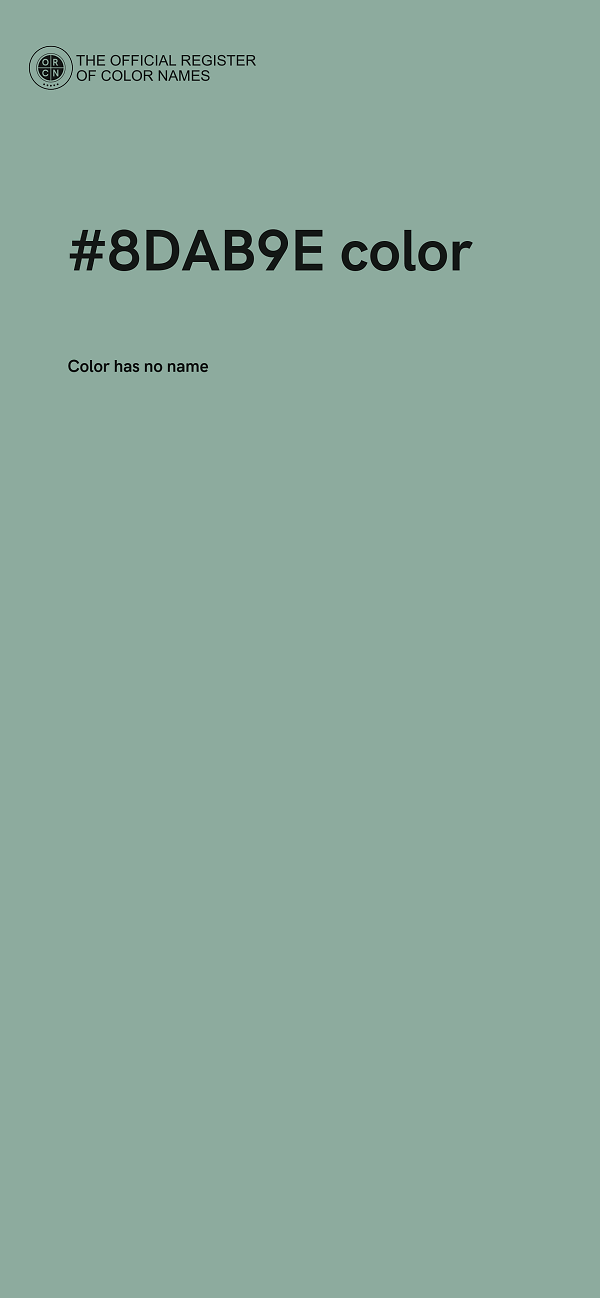 #8DAB9E color image