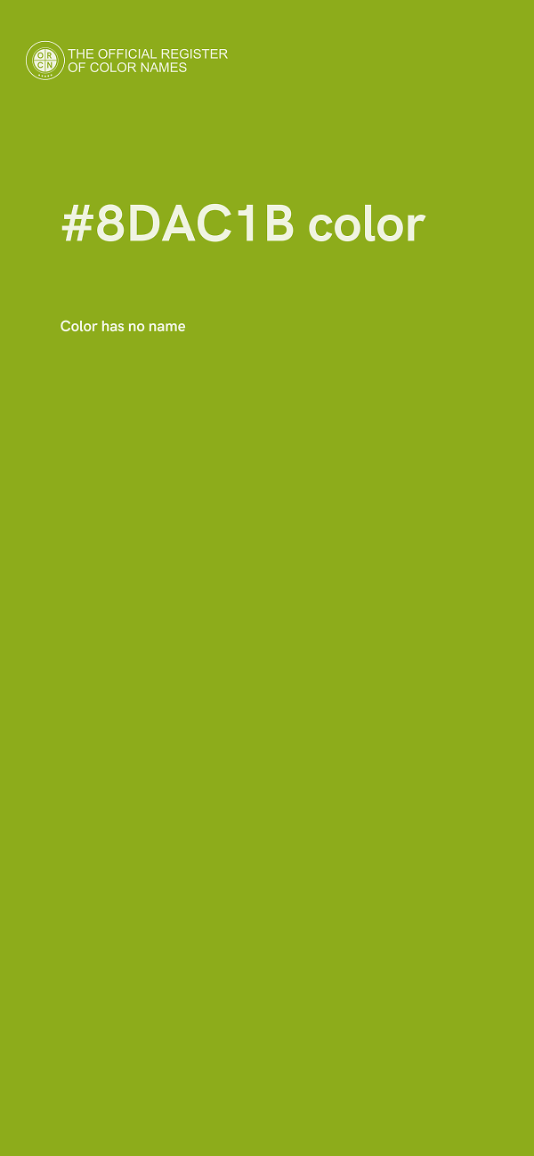 #8DAC1B color image