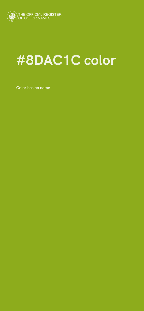 #8DAC1C color image