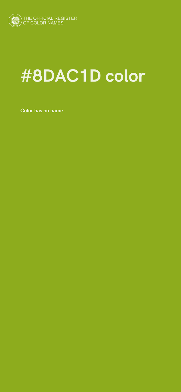#8DAC1D color image