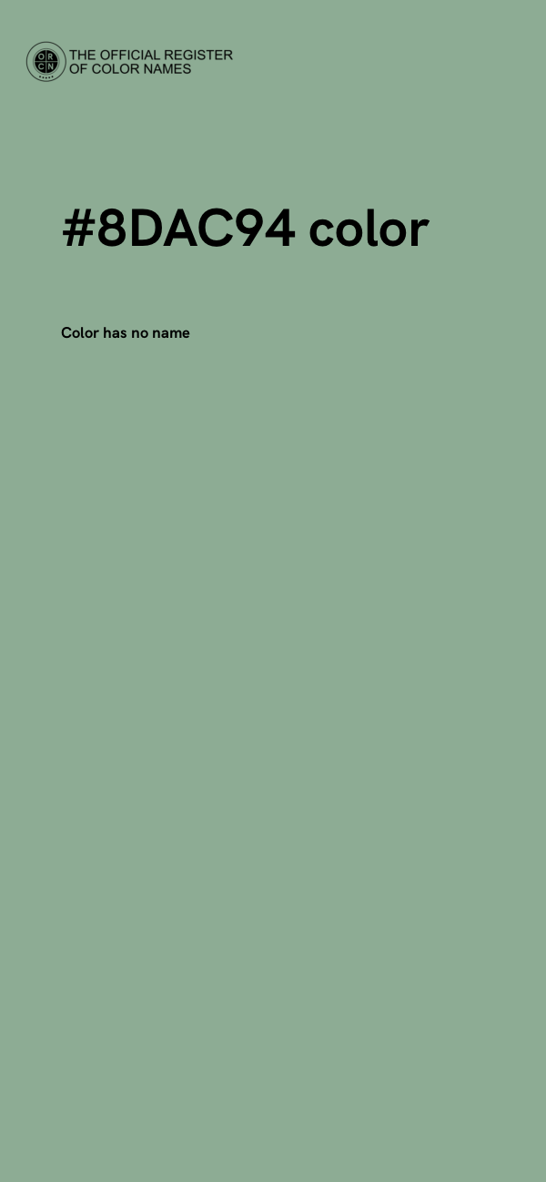 #8DAC94 color image