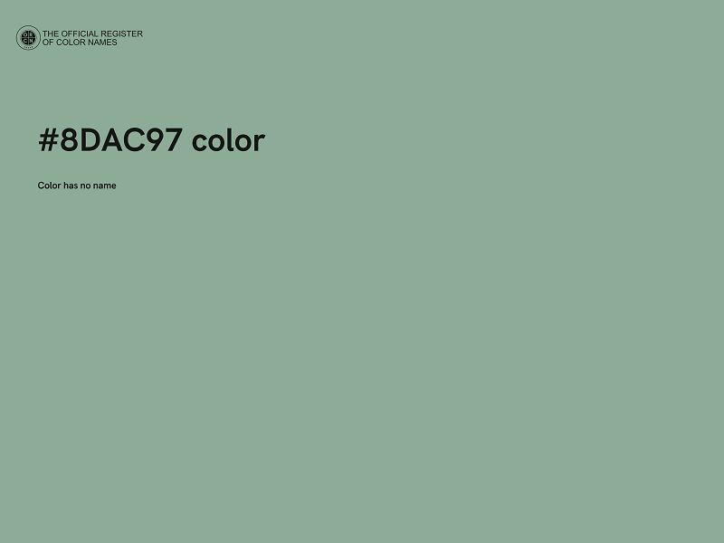 #8DAC97 color image