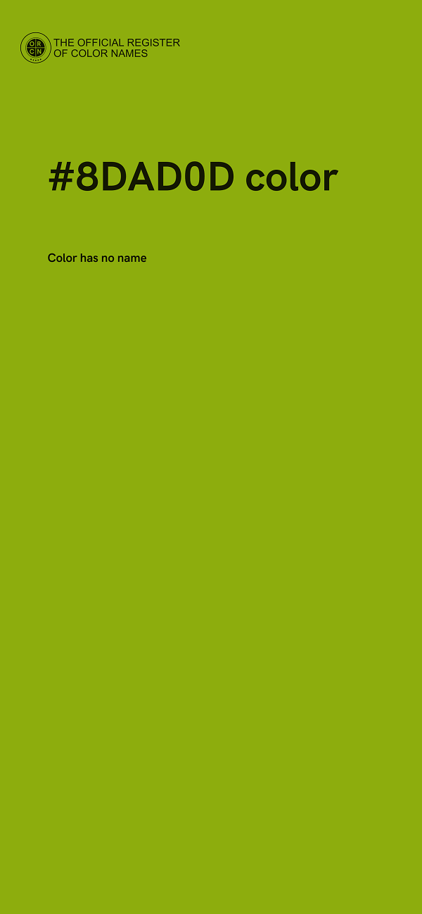 #8DAD0D color image