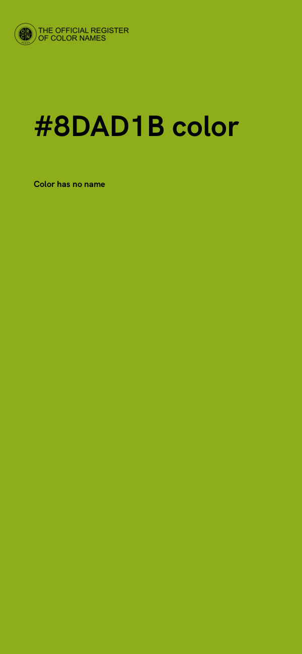 #8DAD1B color image