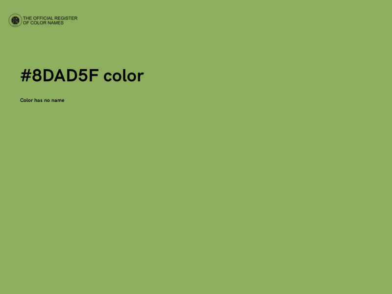 #8DAD5F color image
