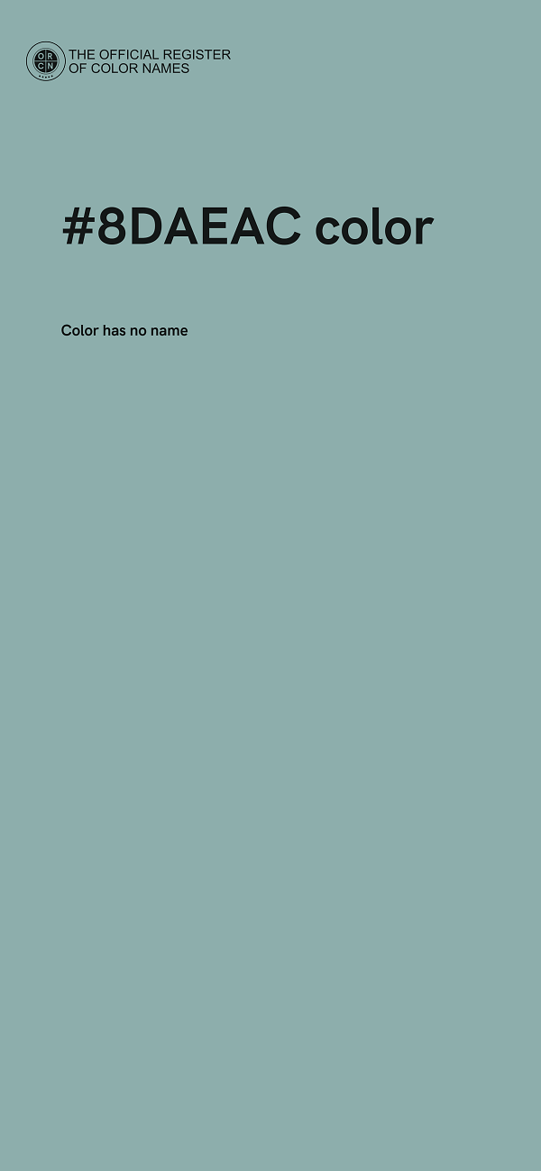 #8DAEAC color image
