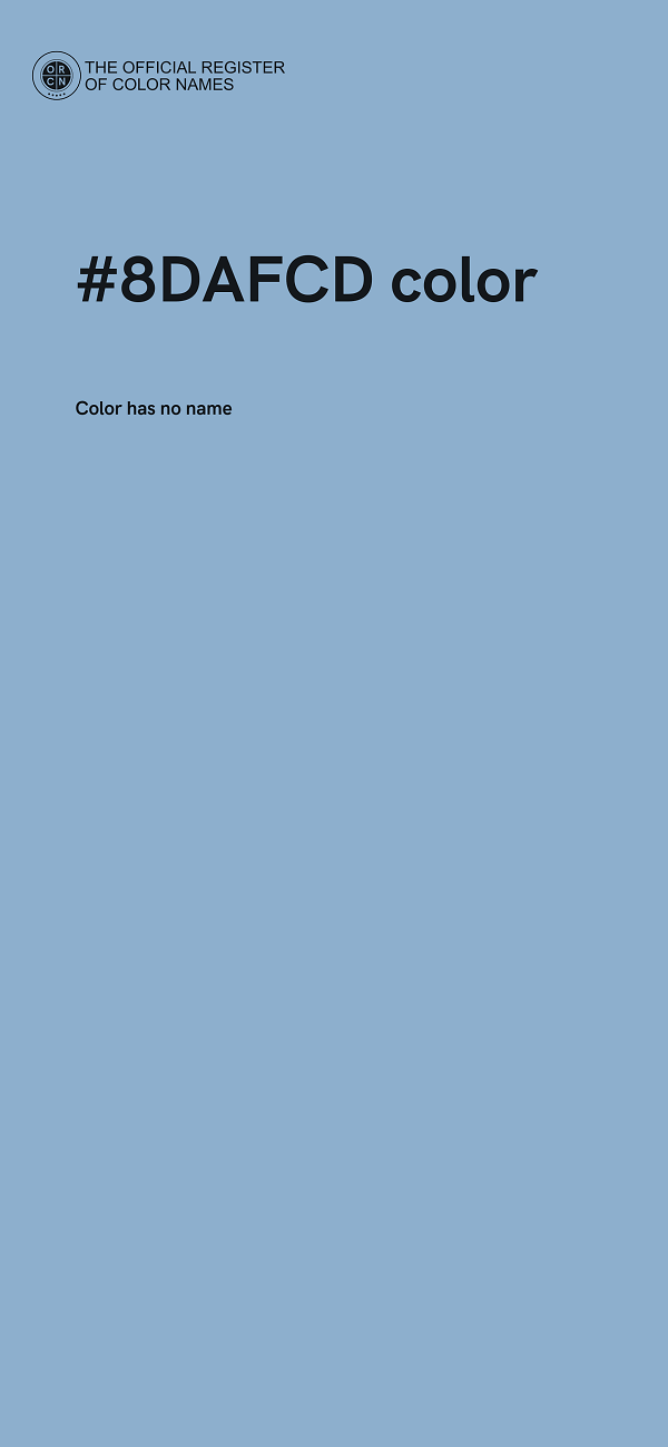 #8DAFCD color image