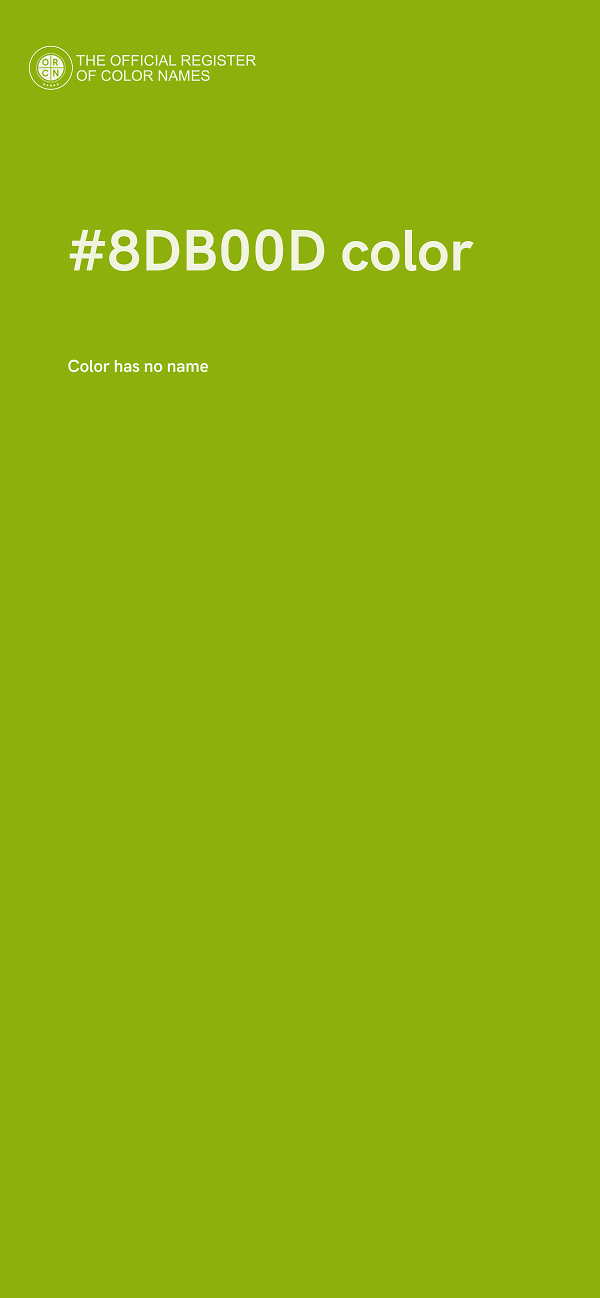 #8DB00D color image
