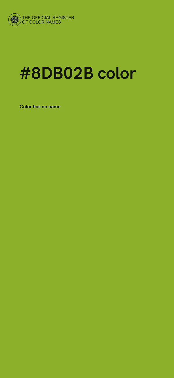 #8DB02B color image