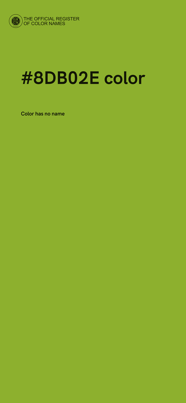 #8DB02E color image