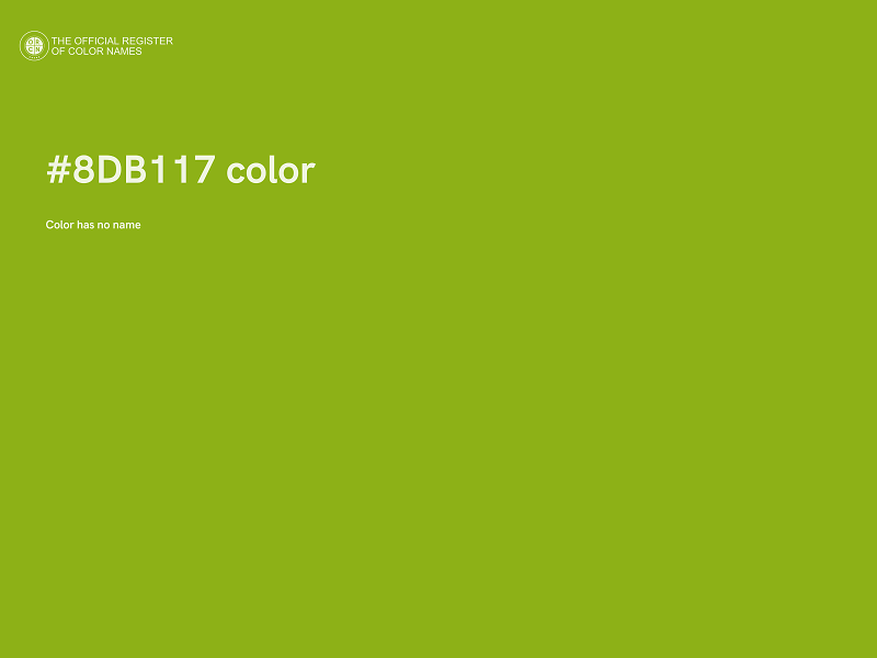 #8DB117 color image