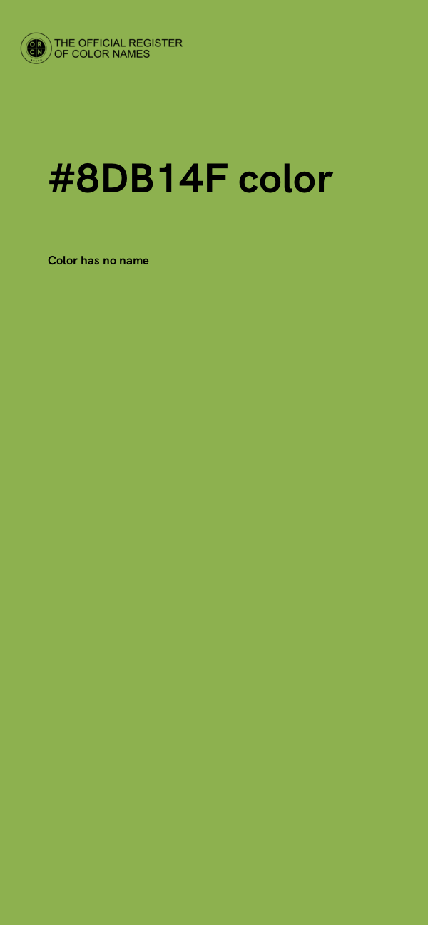 #8DB14F color image