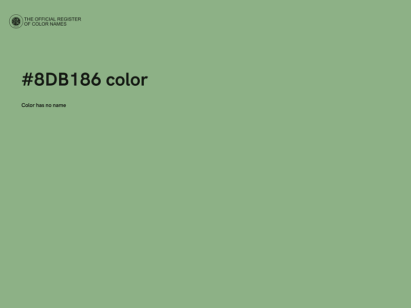 #8DB186 color image